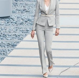 ISO In Search of White House Black Market Suit The Slim or The Flare Pants